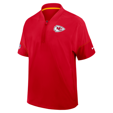 Chiefs 2026 Nike Men's Lightweight Coaches Short Sleeve Jacket