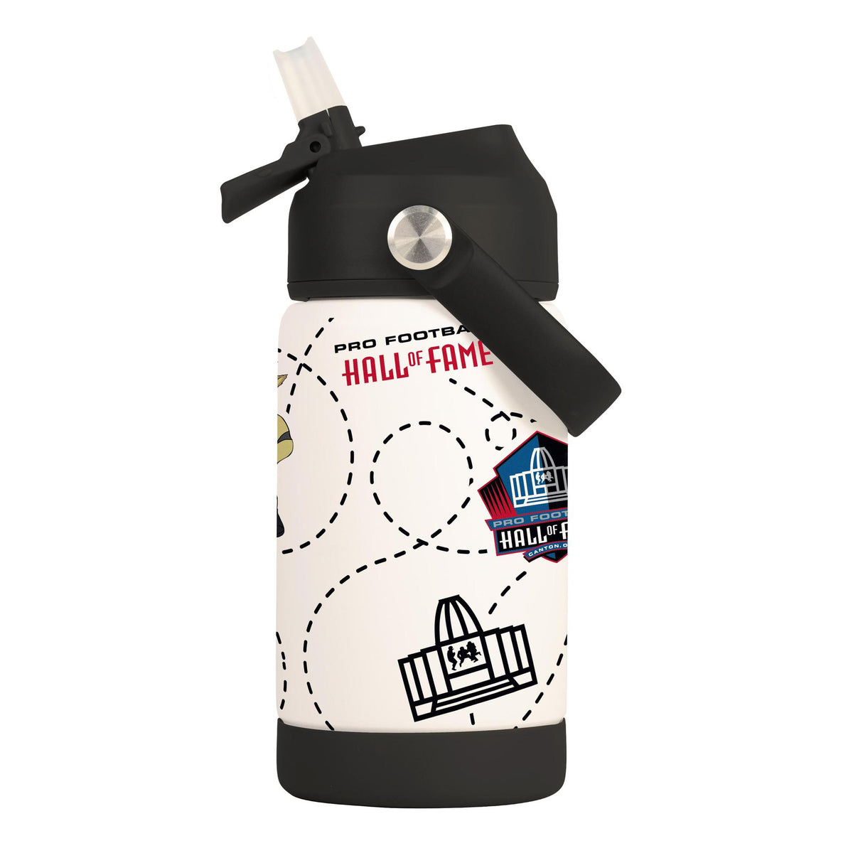 Hall of Fame Kids Stainless Water Bottle Pro Football Hall of Fame