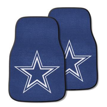 Cowboys 2-Piece Carpet Car Mat Set