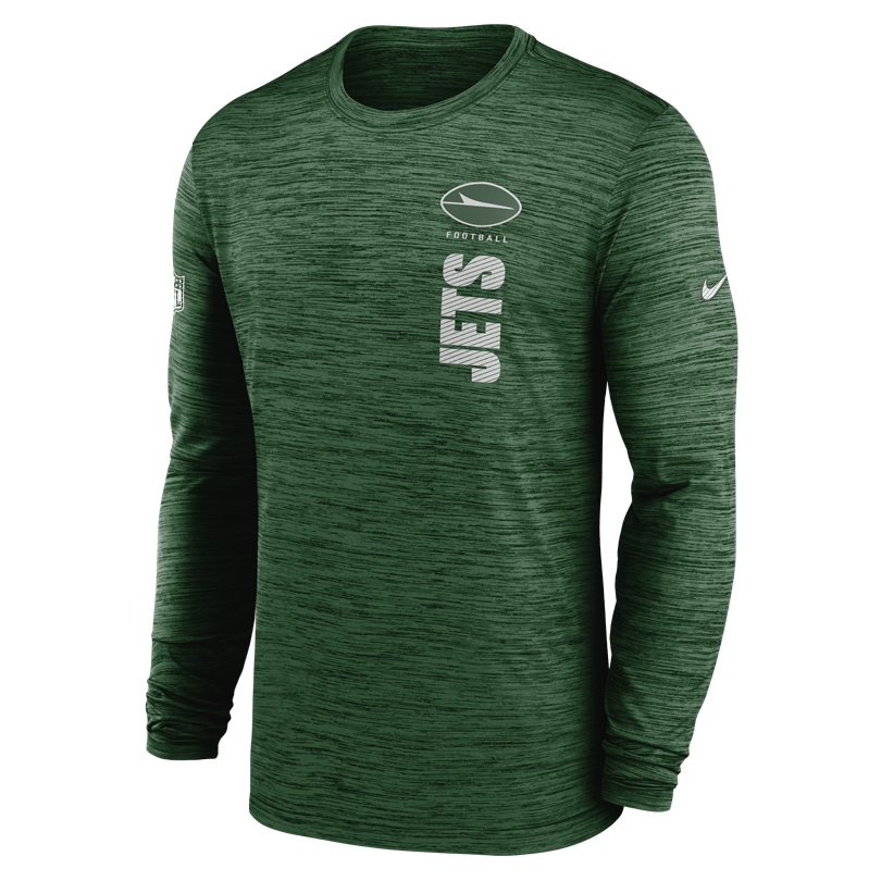 Jets Men's Nike Velocity Long Sleeve T-Shirt