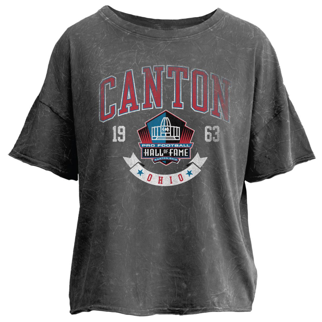Hall of Fame 2025 Camp David Women's Grey Kismet Crinkle T-Shirt