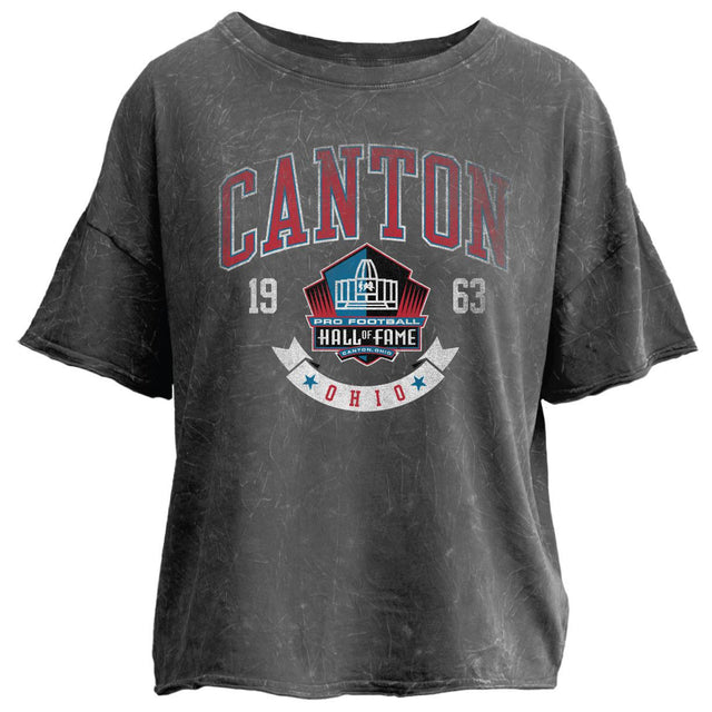 Hall of Fame 2025 Camp David Women's Grey Kismet Crinkle T-Shirt