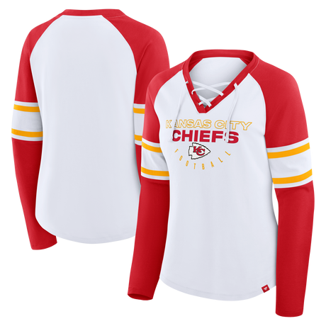 Chiefs 2025 Women's Fanatics Blitz Package Long Sleeve Fashion Top