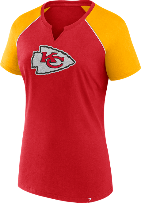 Chiefs Women's Glittered Short Sleeve T-Shirt