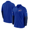 Bills 2025 Nike Men's Mid Weight Half Zip