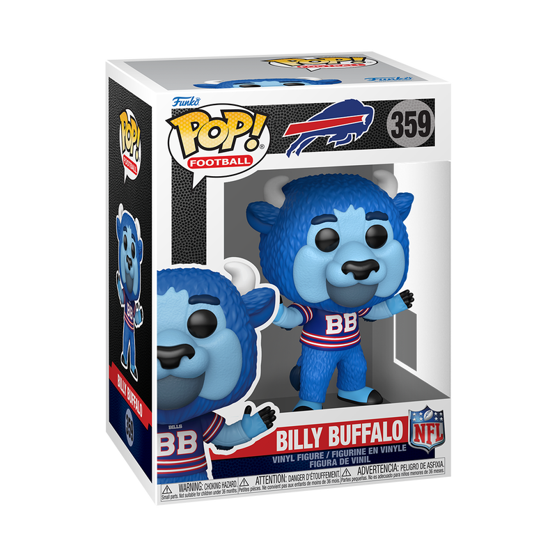 Bills Mascot Buffalo Billy NFL Funko Pop! 359 Pro Football Hall of Fame