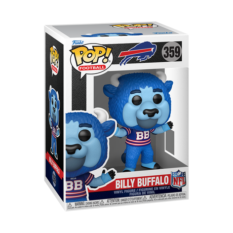 Bills Mascot Buffalo Billy NFL Funko Pop! 359 Pro Football Hall of Fame
