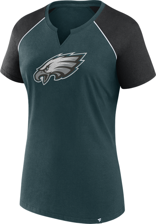 Eagles Women's Glittered Short Sleeve T-Shirt