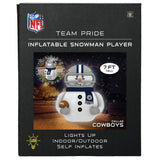 Cowboys Team Pride Inflatable Snowman Player