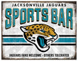 Jaguars Team Sports Bar Sign