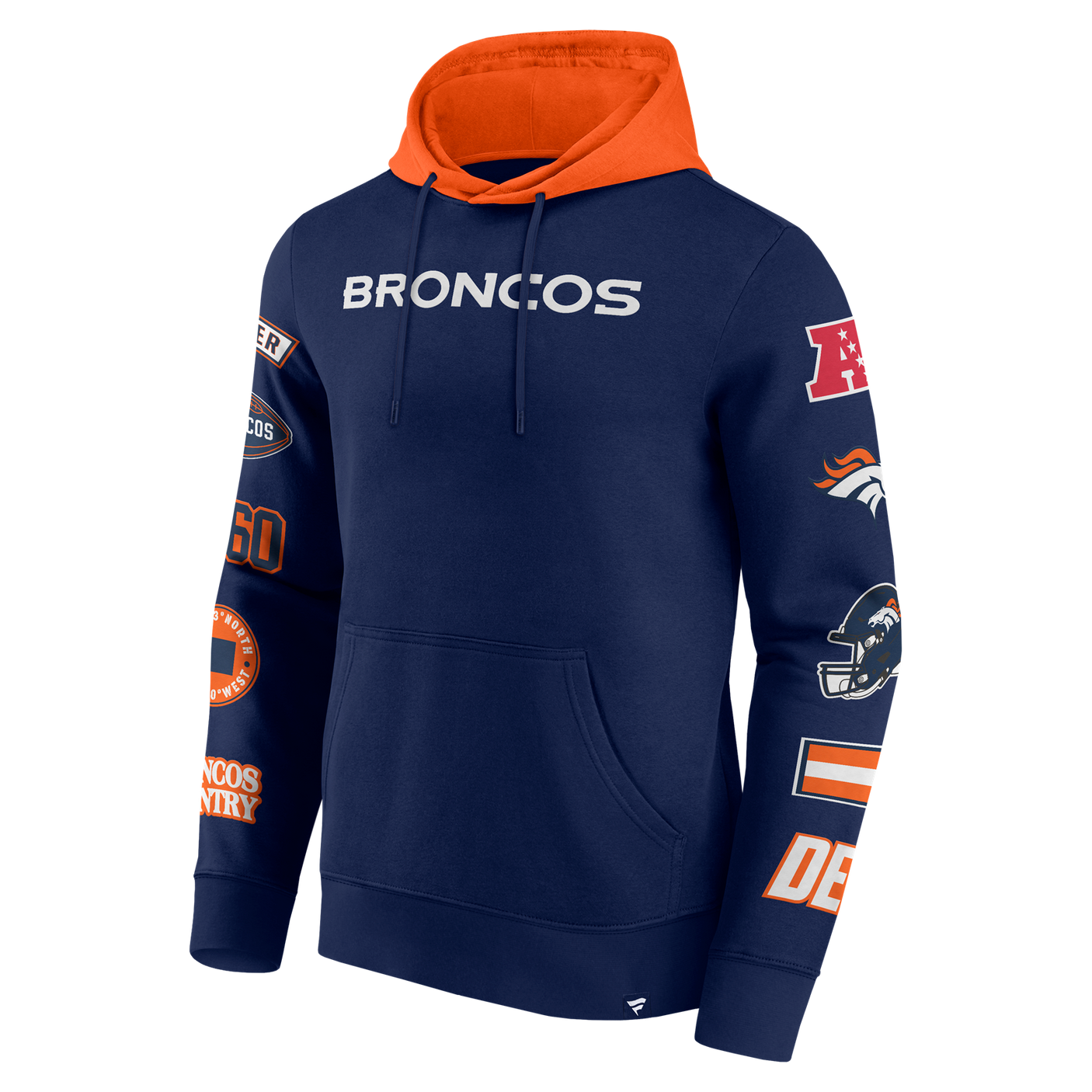 Broncos 2024 Fanatics Men's Patched Out Sweatshirt