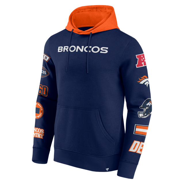 Broncos 2024 Fanatics Men's Patched Out Sweatshirt