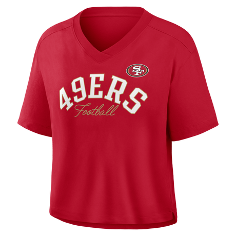 49ers 2026 Fanatics Women's Oversized High Hip Fashion Top
