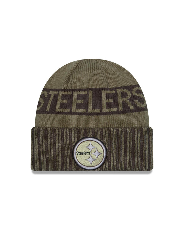 Steelers 2025 Men's New Era Salute to Service Knit