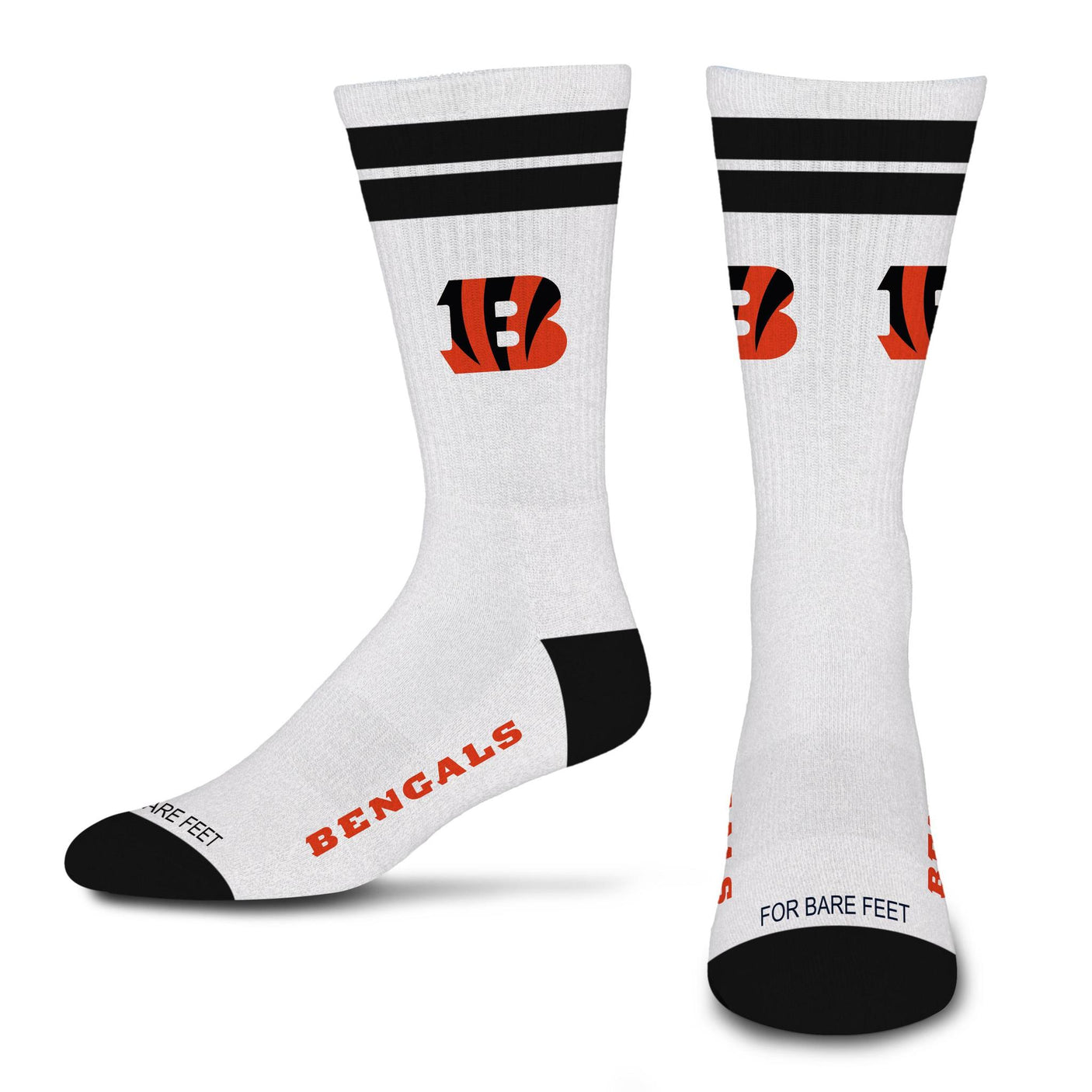 Bengals 2026 White Stripe Sock
