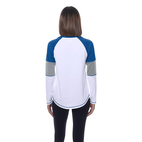 Lions 2025 New Era Women's White Long Sleeve T-Shirt