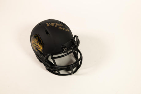 Devin Hester Autographed Hall of Fame Black Mini Helmet