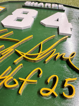 Packers Sterling Sharpe Class of 2025 Wood Jersey 3D Sign