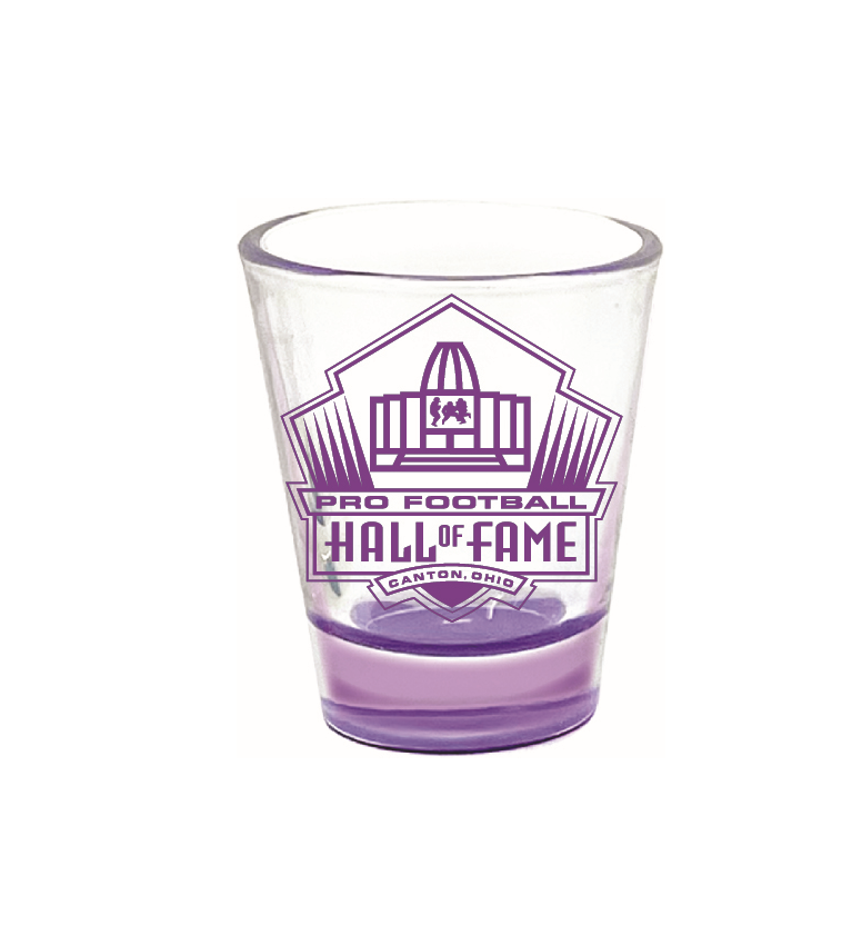 Hall of Fame Colored Base Shot Glass