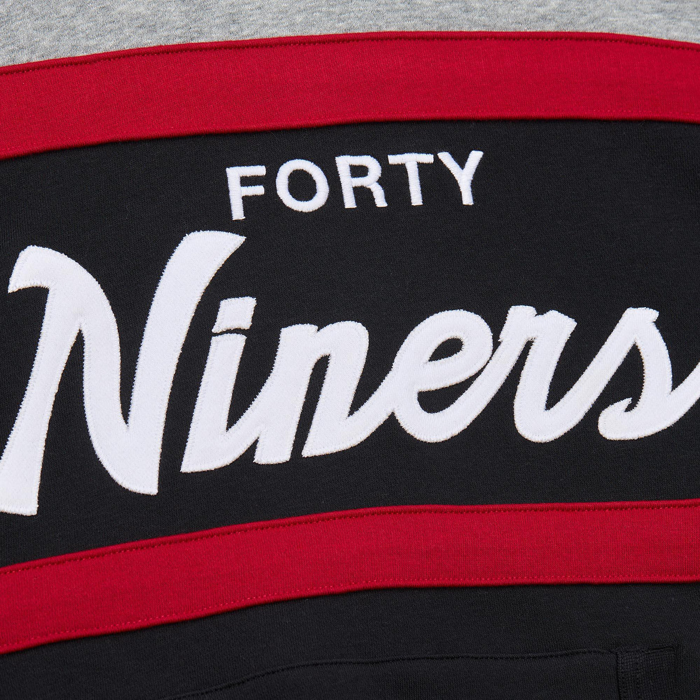 49ers Mitchell & Ness Men's NFL Head Coach Sweatshirt