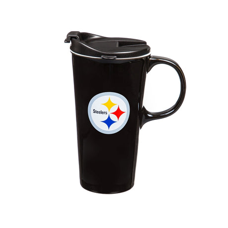 Steelers 17oz Boxed Travel Latte Mug