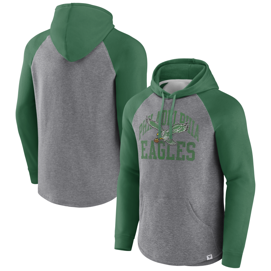 Eagles Cotton Fleece Raglan Sweatshirt