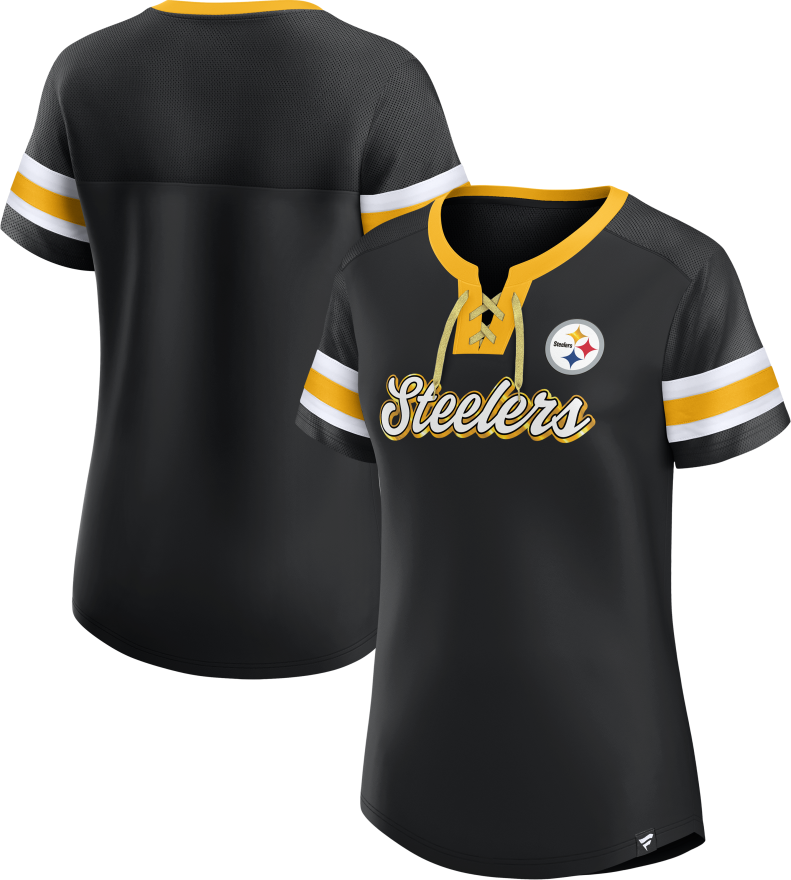 Steelers Fanatics Women's Athena Icon T-Shirt 2022