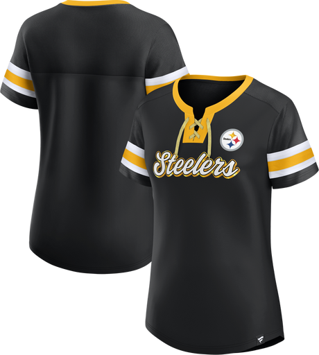 Steelers Fanatics Women's Athena Icon T-Shirt 2022