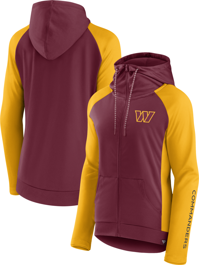 Commanders Women's Iconic Full Zip Hoodie