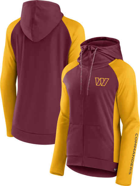 Commanders Women's Iconic Full Zip Hoodie