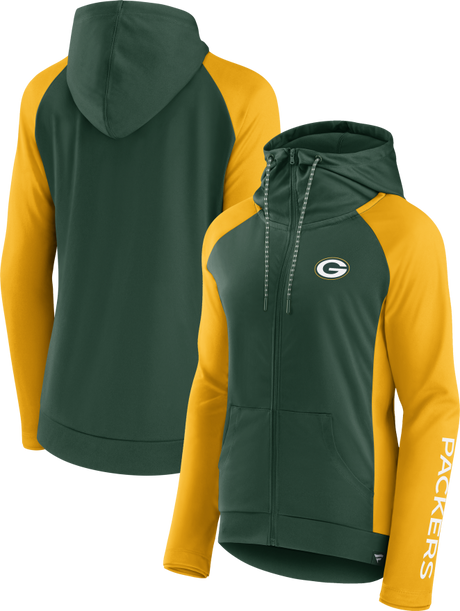 Packers Women's Iconic Full Zip Hoodie