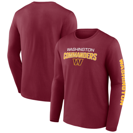 Washington Commanders Fanatics Word Logo Long Sleeve