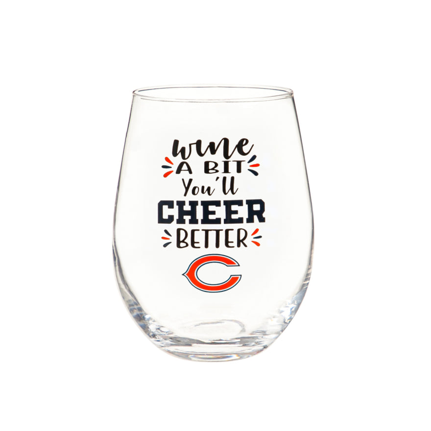 Bears Boxed Stemless Wine Glass