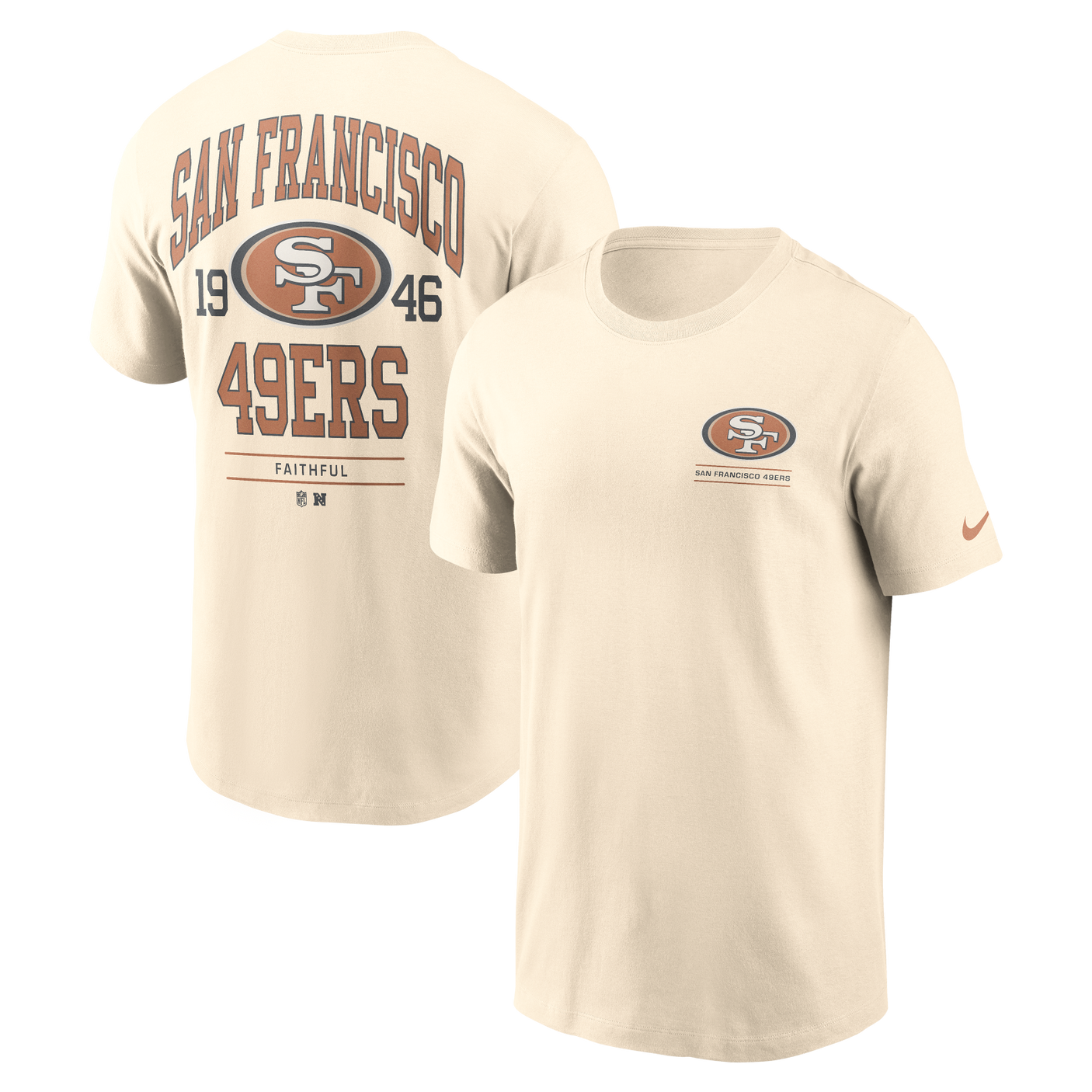 49ers 2026 Nike Men's Essential Cotton T-Shirt
