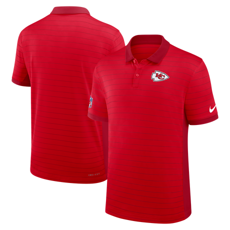 Chiefs 2026 Nike Men's Dri-Fit Striped Polo