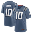 Patriots Drake Maye 2025 Nike Men's Rivalry Jersey