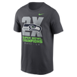 Seahawks 2026 Nike Men's Super Bowl LX (60) Champs Goal Line T-Shirt