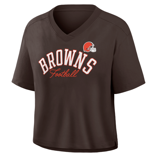 Browns 2026 Fanatics Women's Oversized High Hip Fashion Top