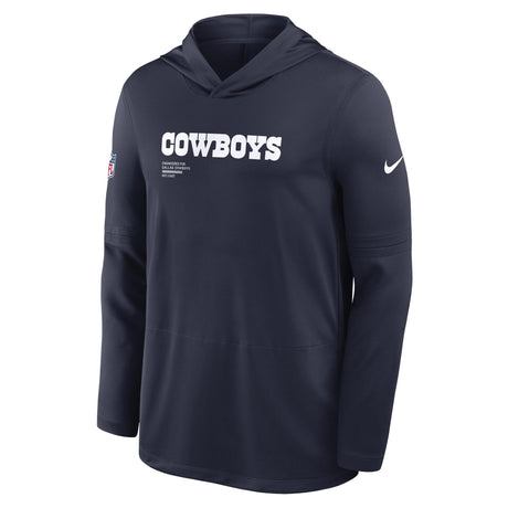 Cowboys 2025 Nike Men's Dri-Fit Lightweight Long Sleeve Hoodie Top