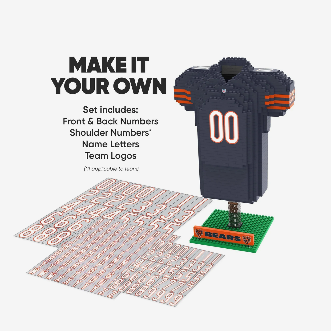 Bears 3D Brxlz Jersey