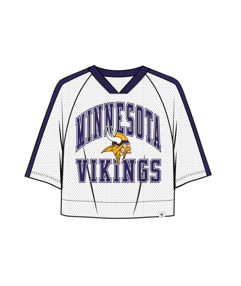 Vikings 2026 '47 Brand Women's Historic Big Overarch T-Shirt