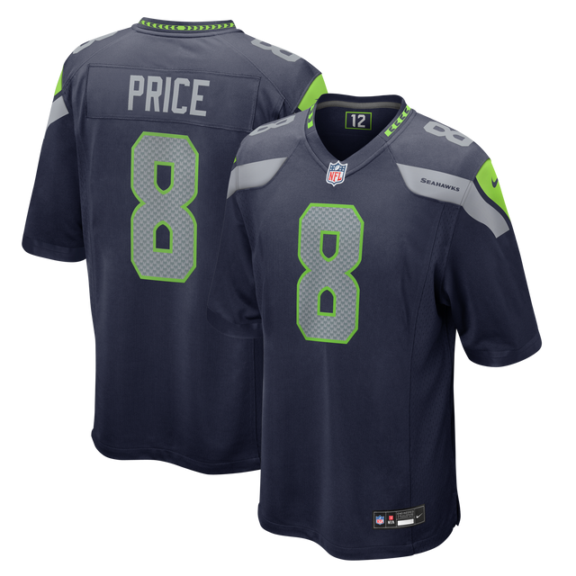 Seahawks Jadarian Price Nike Men's Game Jersey