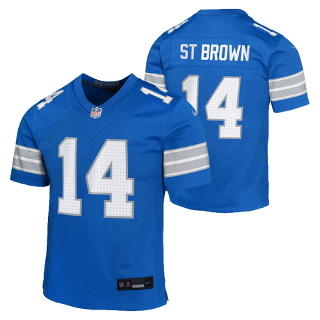 Lions Amon-Ra St. Brown Youth Nike Game Jersey