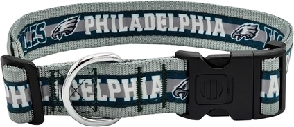 Eagles Pets First Satin Dog Collar Pro Football Hall of Fame