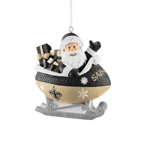 Saints Football Sleigh Ornament