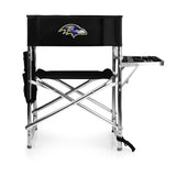 Ravens Black Sports Chair Pro Football Hall of Fame