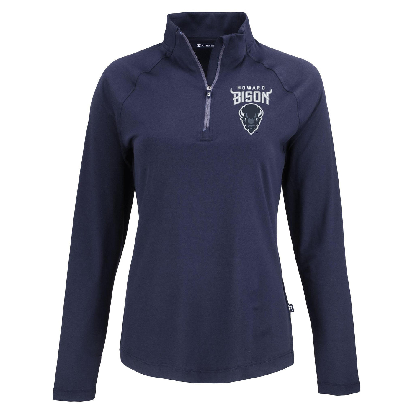 HBCU Team Cutter & Buck Women's Coastline Recycled Double Peached 1/4 Zip Pullover