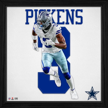 Cowboys George Pickens Impact Jersey Frame