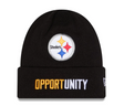 Steelers 2025 New Era Men's Inspire Change Black Knit
