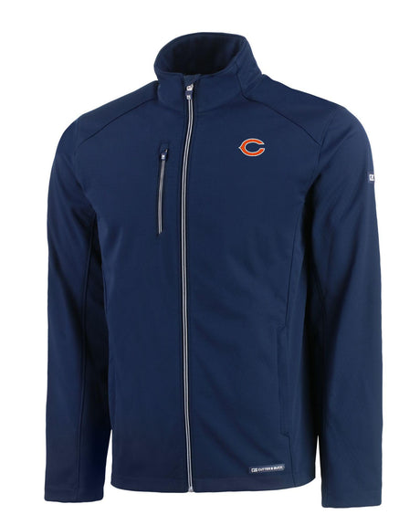 Bears Cutter and Buck Men's Evoke Eco Softshell Full Zip Jacket